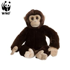 1986 WWF Plush Chimpanzee  Stuffed Animal Monkey Champ